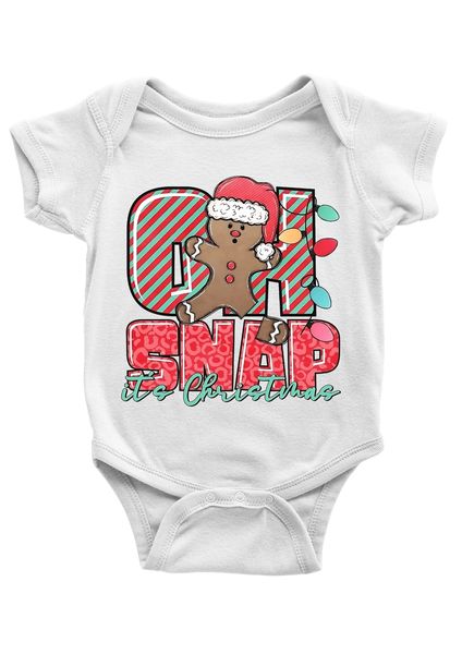 Oh Snap its Christmas Baby Vest
