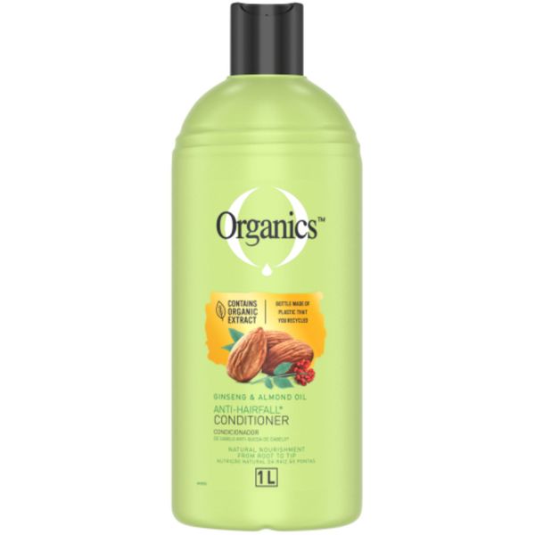 Organics Anti Hair Loss Conditioner Ginseng And Almond Oil 1L