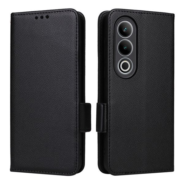 Lychee Patterned Leather Cover Compatible With OnePlus Nord CE4 Lite 5G