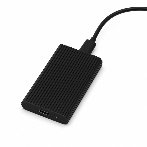 Astrum AM2100T 1TB M.2 SATA SSD - USB-A to USB-C, Aluminum Casing