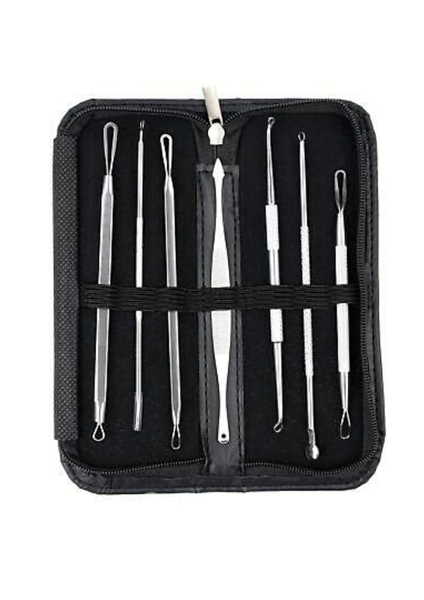 Stainless Steel 7Piece Pimple and Blackhead Remover Tool Kit
