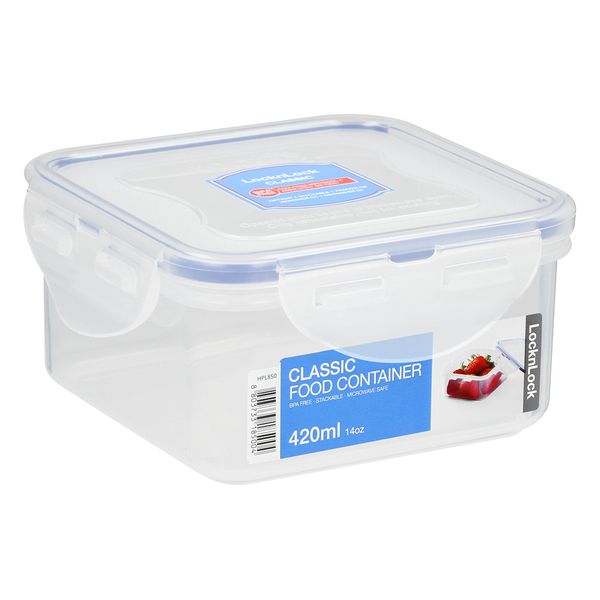 LocknLock - Square Food Storage Container - 420ml