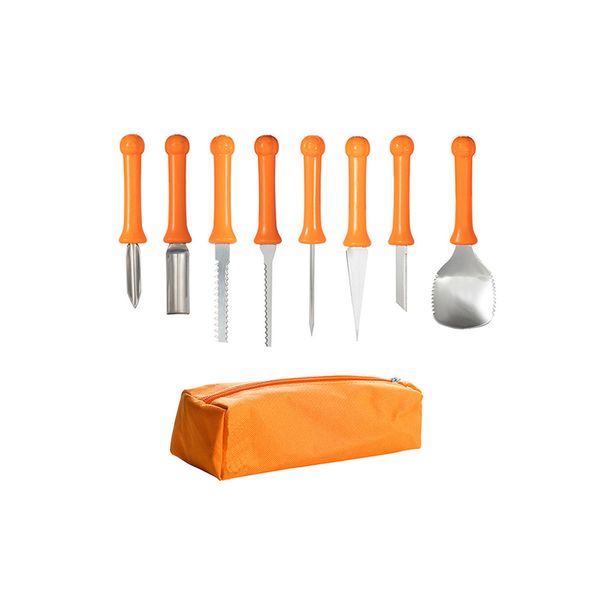 Vegetable Carving Tool Kit Pumpkin Carving Tools Carving Knife Set-8 PCS