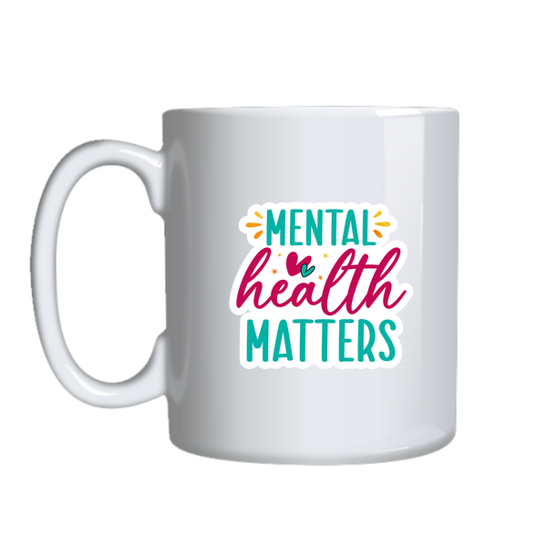 Mental Coffee Mugs Trendy Positive Vibes Graphic Cup Birthday Present 032