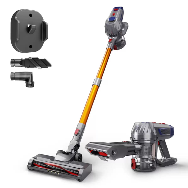 Cordless Vacuum Cleaner Stick Vacuum with LED Lights &amp; Powerful Suction