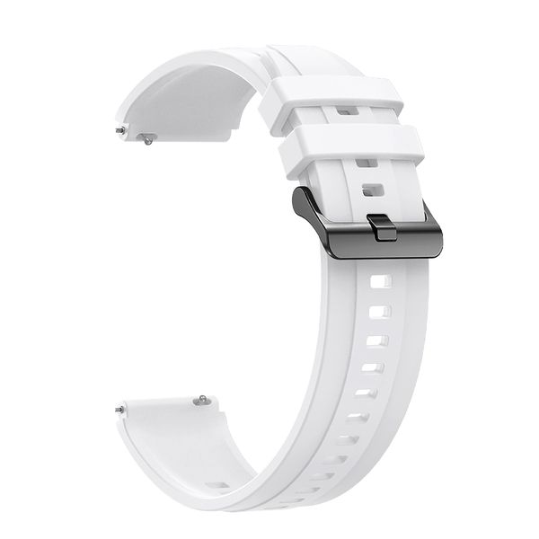 Silicone Strap Compatible with Huawei GT4 / GT5 41mm - White