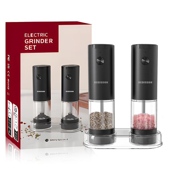 Redisson Electric Salt &amp; Pepper Mill Set of 2 Spice Grinder