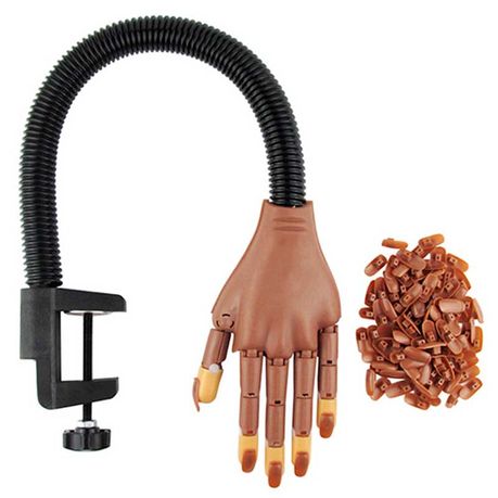 Display DIY nail art training hands Image