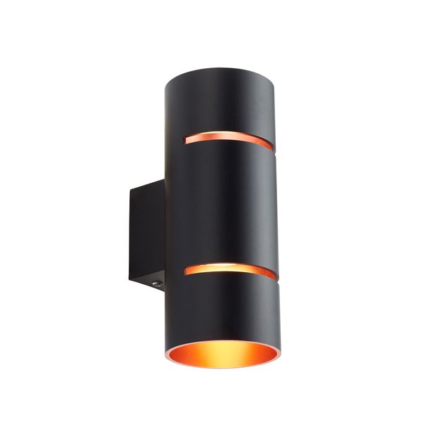 Inspire wall lamp led warm white metal black