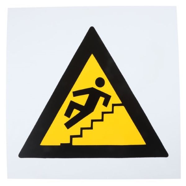 Plastic Slippery Steps Warning Sign 290 x 290mm WW22