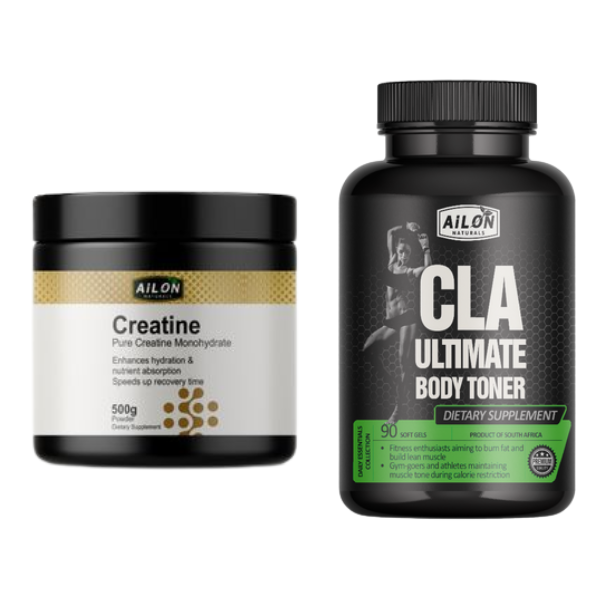 Creatine Monohydrate &amp; CLA Body Toner - Muscle Growth, Strength &amp;Fat Loss
