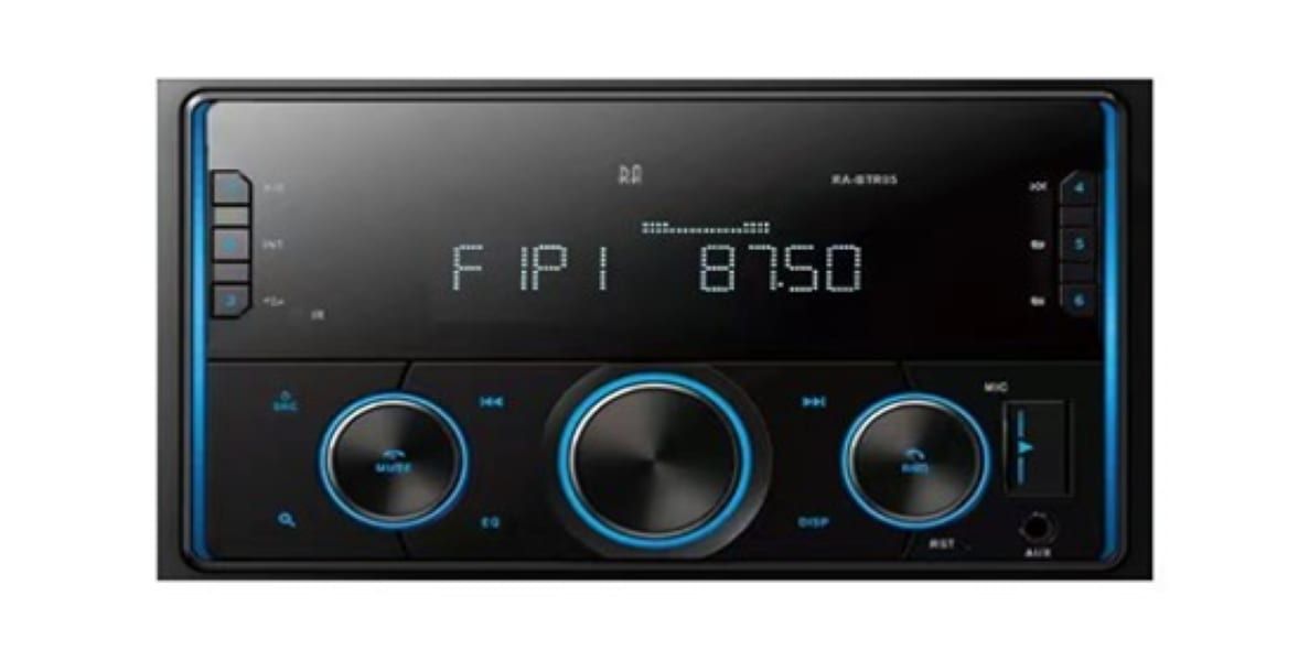 car radio with lcd display