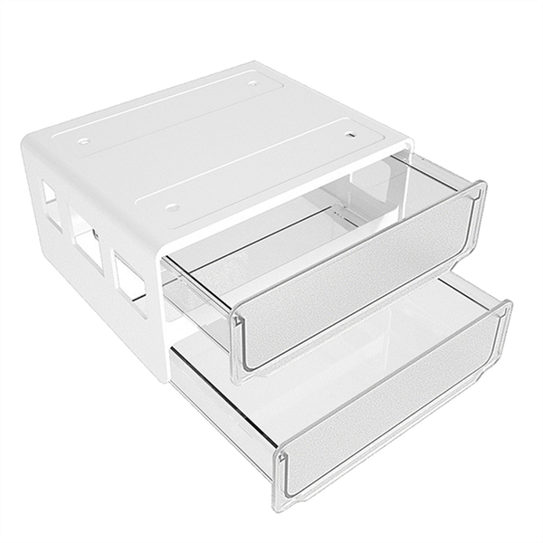 Hidden Self-Adhesive Organizer White