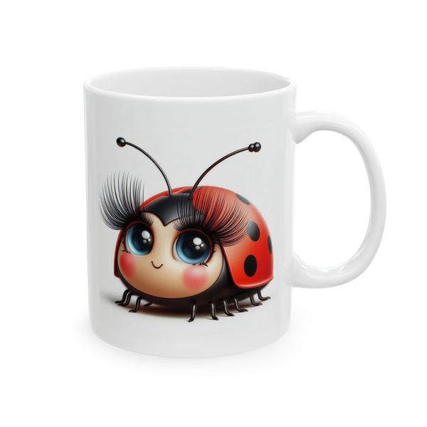 Lady Bug Lashes Coffee Mug
