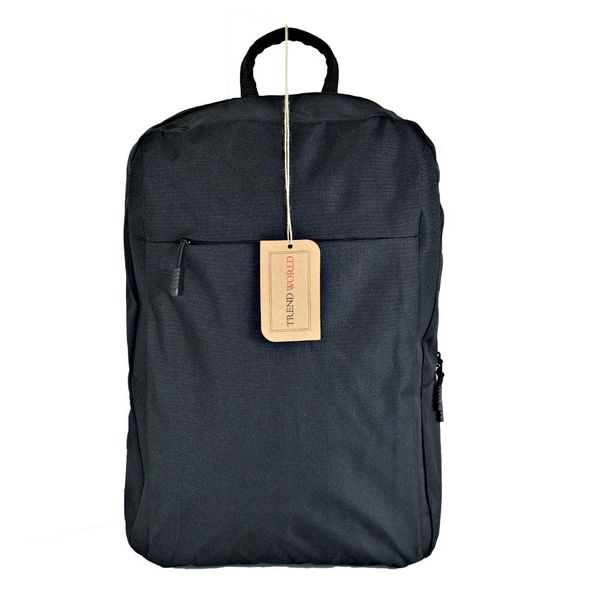 Modern Durable Backpack For School, Laptop &amp; Work - Black