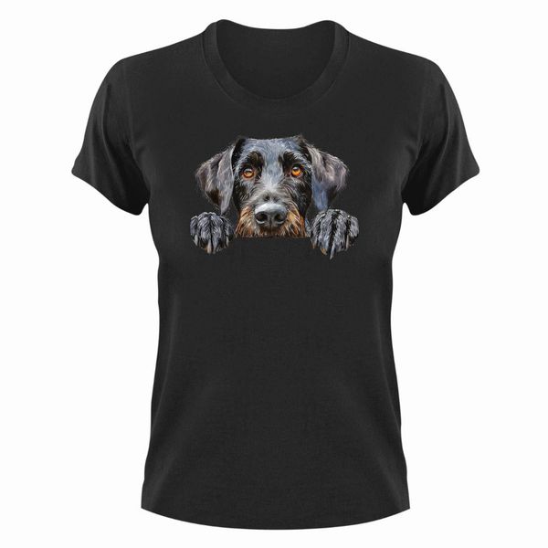 Wirehaired Pointer T-Shirt Gift Idea Christmas Birthday Present 375