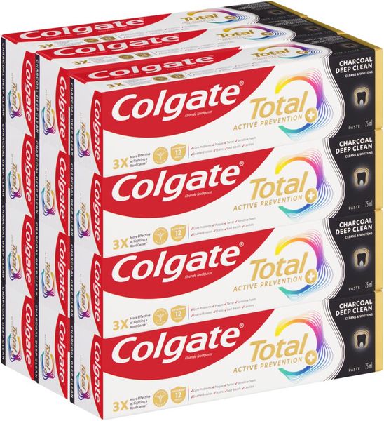 Colgate Total Charcoal Toothpaste 12 X 75ml