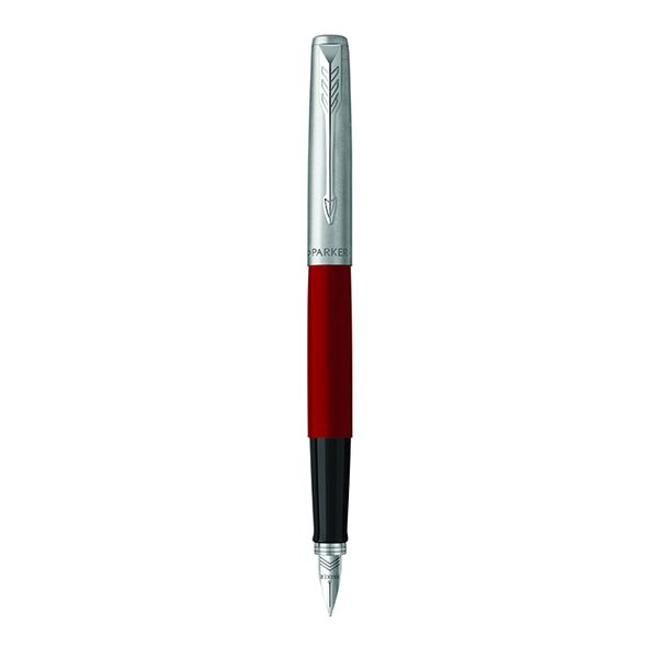 PARKER Jotter Fountain Pen - Red Chrome Trim