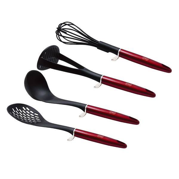 Berlinger Haus 4-Piece Non-Stick Kitchen Utensils Set - Burgundy
