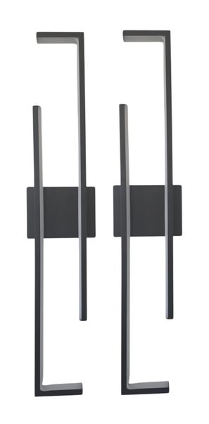 Teempeest Elegant LED Multi Colour 4 Light Wall Fixture - 2 Pack