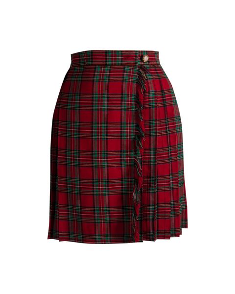 Mini Wool Blend Skirt