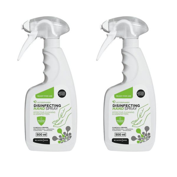 Asteripharm Hand Disinfectant 500ml Pack of 2