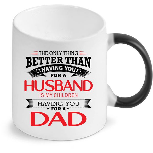 Husband Dad Birthday Christmas Father's Day Gift Magic Coffee Mug