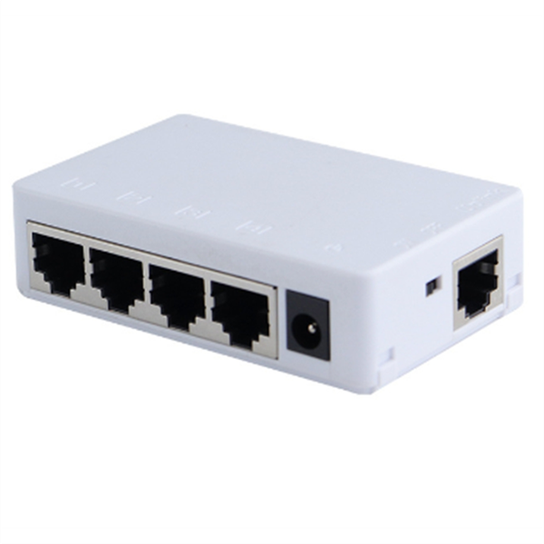 4 Port POE Extender 100Mbps 1 in 4 Out 250 Meters