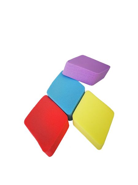 Makeup Sponges - Set of 4 Vibrant Colours