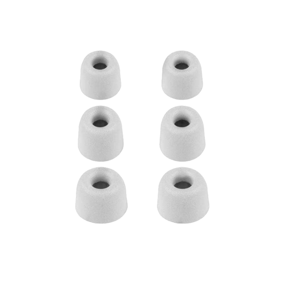 TRN Premium Memory Foam Tips For Earphones &amp; In-Ear Monitors – S/M/L – Grey