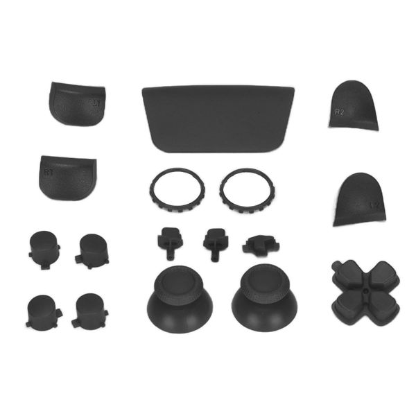 L2/R2 Button Set Black Compatible with PS5