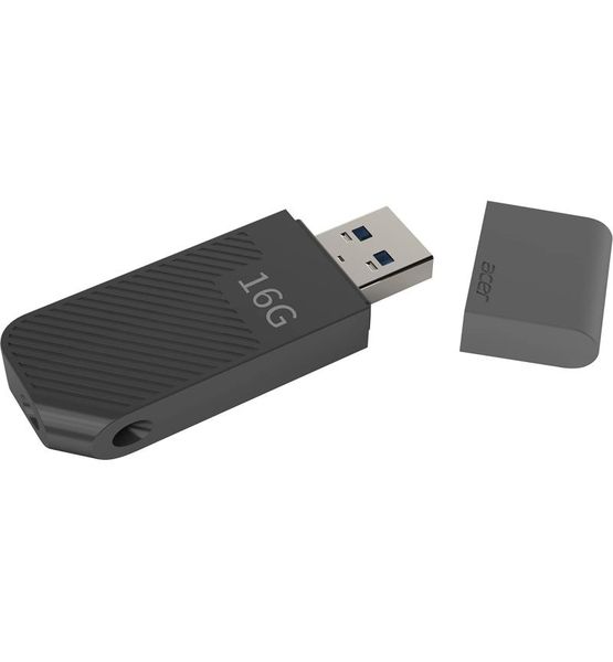 PowerTech USB3.2 Flash Drive Black-16GB