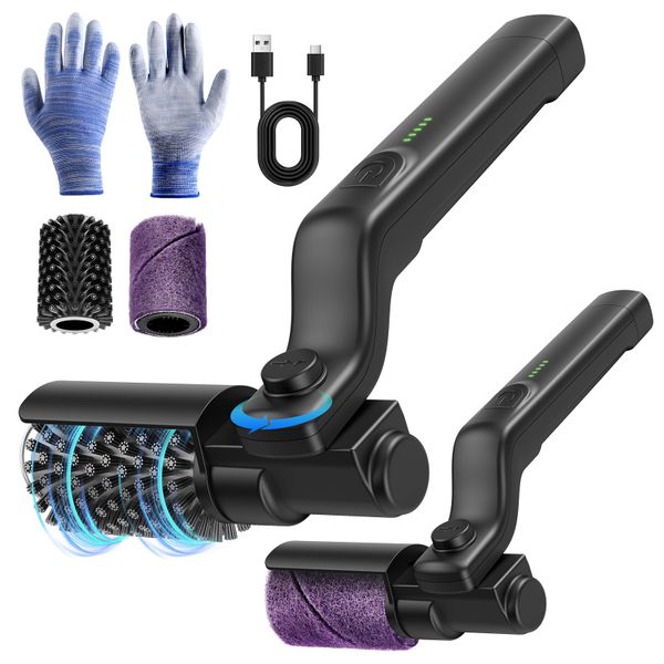 Electric Grill Brush Rechargeable, 3 Powerful Speed BBQ Grill Brush