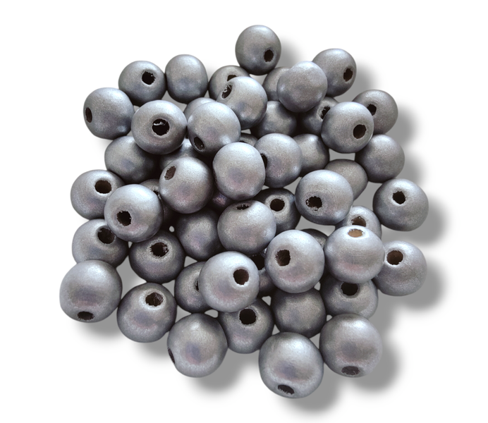 White Wooden Beads 10mm (350pcs)