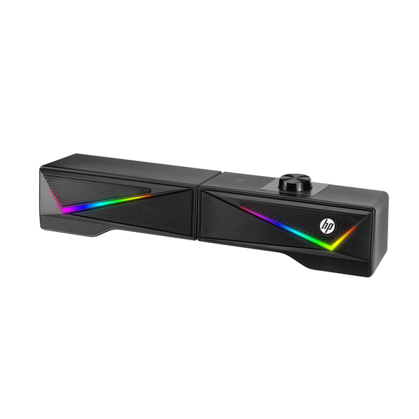 HP Luminous Soundbar - RGB Desktop Speaker with split design