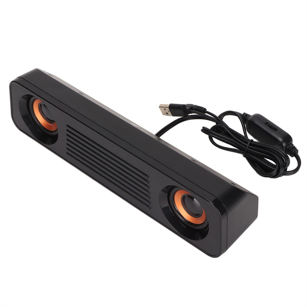 Wired Speaker 3.5mm Plug HiFi Stereo Subwoofer USB Powered