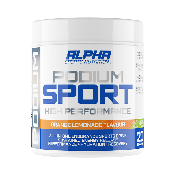 Alpha Sports Nutrition Podium Sport Orange Lemonade 900g Shop Today