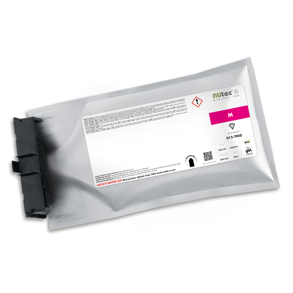 NUtec Diamond D15-TRV2 Ink Cartridge Magenta 500ml Kit w/chip