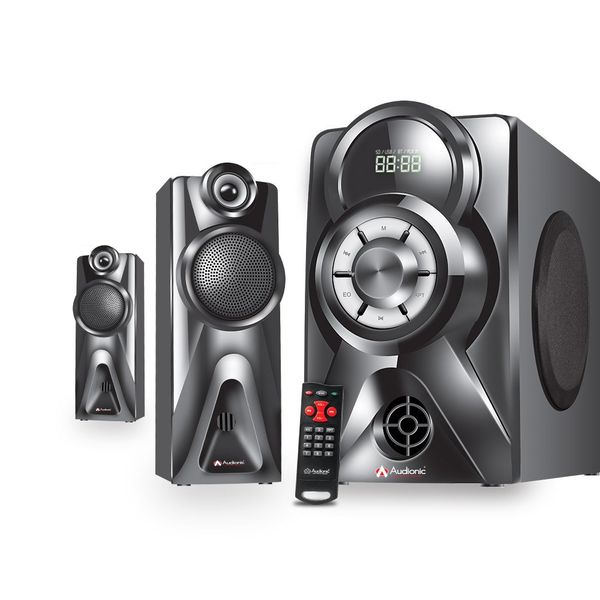 Audionic Sleek Design Black Beauty Speaker System - Black