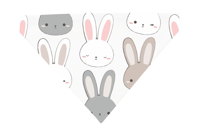 My Paws - Dog Bandana with Removeable Collar - Some bunny's friend