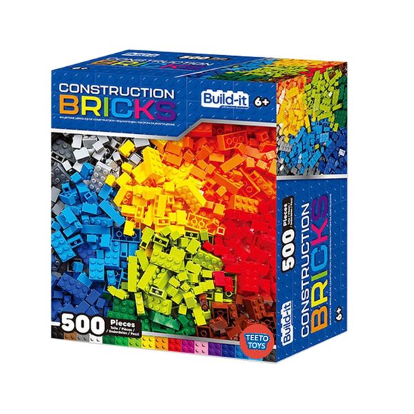 500 PCS Building Block Playset - Builing Toys for Toddlers - STEM Toys