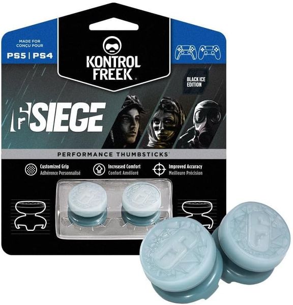 Kontrol Freek Rainbow 6 Siege Black Ice Performance Thumbsticks For PS4/PS5