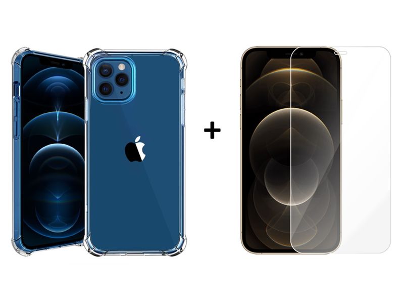 Combo Deal for Clear Case + Screen Protector for Apple Iphone 14 Pro