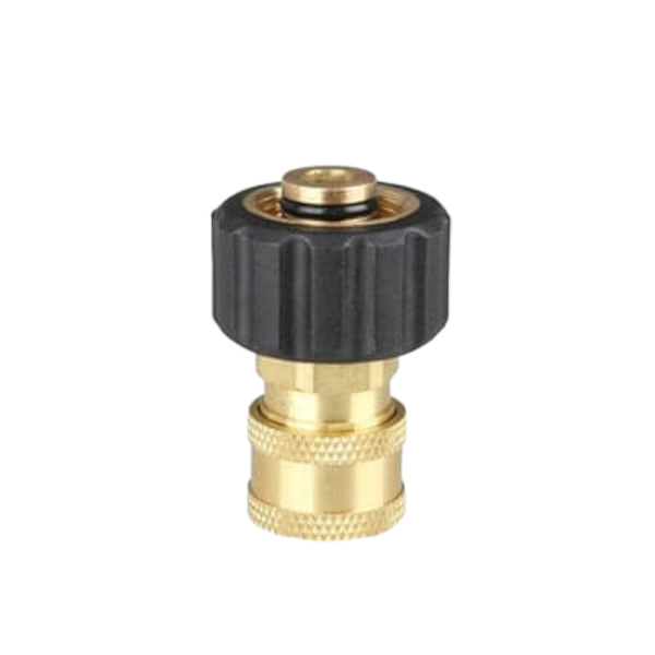 Auto DNA - Brass 1/4 Inch QD female to M22 14mm