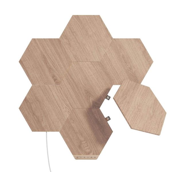 Nanoleaf Elements Hexagons STK Birchwood 7 Pack