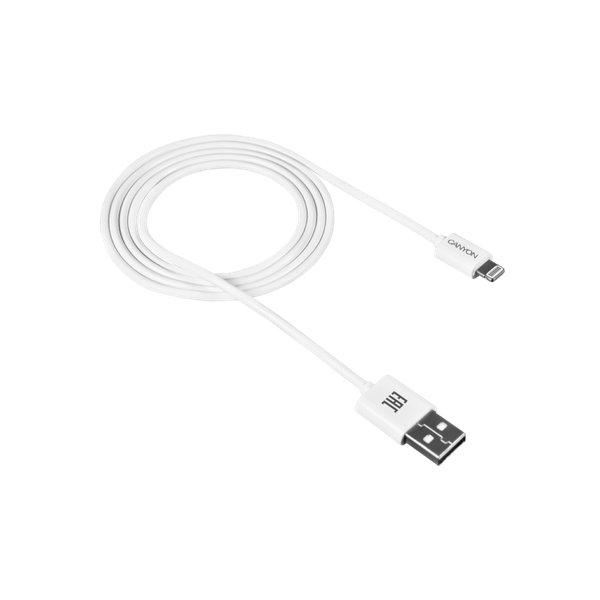 Canyon Apple 8-pin iPhone and iPad Charge and Sync Cable - White