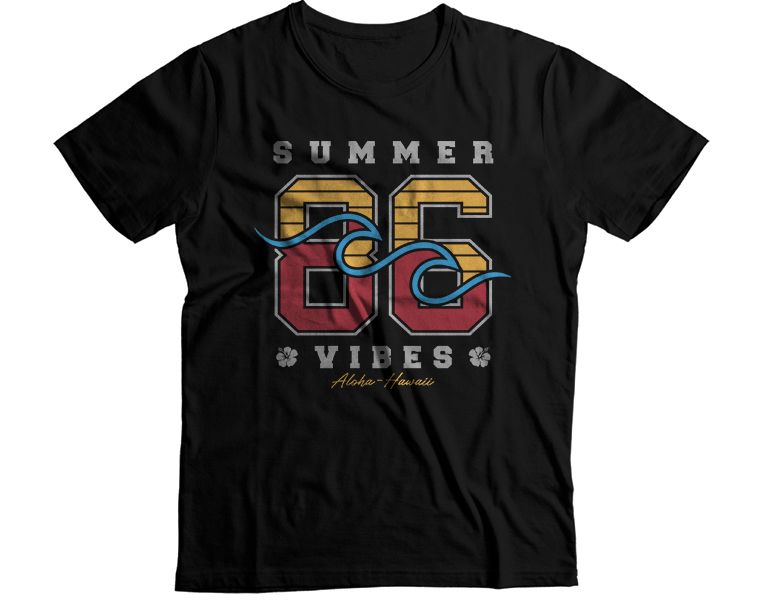 Summer 86 Vibes Graphic T-Shirt