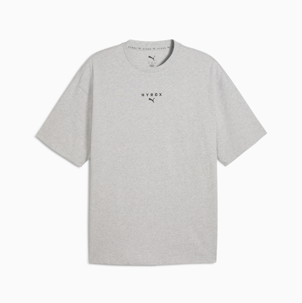 Puma Men's X Hyrox Lifestyle Training Short Sleeve T-Shirt - Light Grey