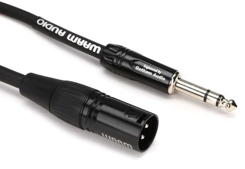Warm Audio XLR Male to TRS Cable - 90cm