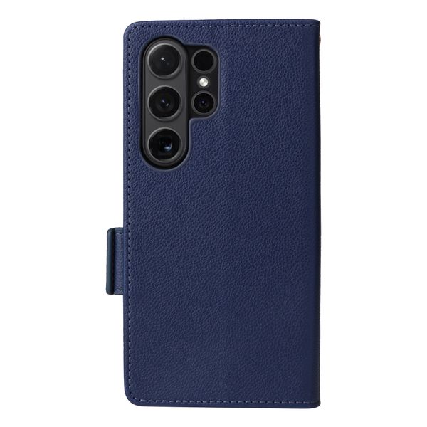 Side Buckle Leather Cover Compatible With Samsung Galaxy S25 Ultra